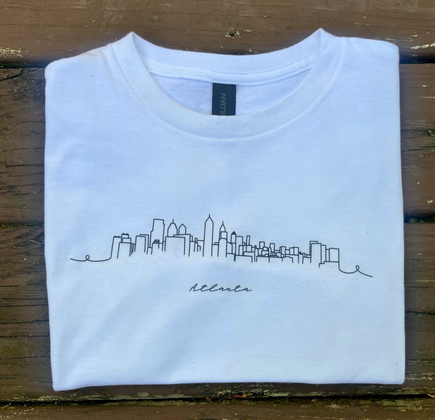 Minimalist Atlanta Skyline Tee
